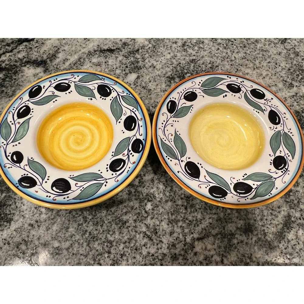 Set of two‎ small Made in italy Bowl Plate to hold small possessions